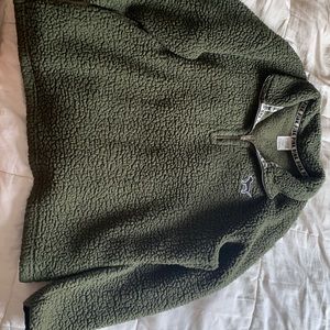 Olive green PINK SWEATER